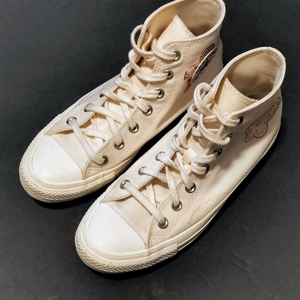 Size 7.5 - Converse Chuck Taylor All Star Crafted Patchwork Shoes Egret A05195C